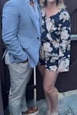 I wore this to a wedding in July in jersey shore. I was worried about the sleeves being hot but the material is perfect for letting a breeze in! This was so comfy and I got a ton of compliments. I used some double sided tape to try and hide the front clasp but I think that was just something that was bothering me personally. - Kacey S.