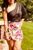 This is an absolutely lovely top. You can dress in jeans skirt it's perfect for all occasions - Ashima C.