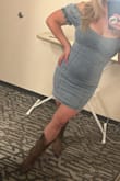 This was the perfect little dress for a night out in Nashville!! The fit is awesome, nice and fitted but comfortable & stretchy. My only complaint is the inner seam at the bust kept popping out. Otherwise super cute and can't wait for another chance to wear it! - Chelsea Y.