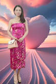 it is too big for me! But it is so pretty dress, I like it so much, I get it to my best friend. - Lisa L.