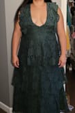 This is a beautiful dress, made with good quality materials, and well made. Unfortunately, the cut in the front it is too low. People with small breast may be ok, but other with médium size breast that are not firm it is does not.look good. - Maria G.