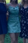 I absolutely love this dress! It fit me perfectly which really surprised me since I ordered another dress from Lulus in the same size and it did not fit at all. This dress is very flattering too. I got it in sage green- beautiful color (exactly how it looks online). The only tiny downfall is the cowl neck because I was messing with it all night (just something to expect with this type of neckline). Next time I wear it I will use fabric tape to keep it in place :)
Otherwise, I could not have been happier with this dress! - Jenna C.