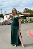 This dress was gorgeous. I wore it to my cousin's wedding in Southern California. It was elegant and comfortable. - Sofia B.