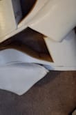 I have been looking for white sandals for a while. These are cute and I got compliments, but they aren't well made and are held together by glue, the seems pulled apart. I tried crazy glue, but that didn't work. - Patrizia L.