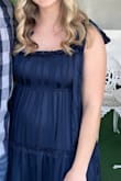 The dress fit great, loved the slit! I felt like it could have been a little bit shorter, at times I felt like it was an awkward length. - Samantha B.