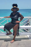 It was perfect for my Bahamas cruise...It kept me shaded and it was stylish as well. I love how I could put my hair in a ponytail and still wear it. Just perfect. - Shaniqua P.