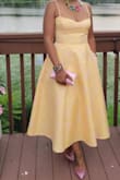 I ordered this dress for my Uncles 80th Kentucky Derby party. Everyone loved this dress. A lot of compliments. I loved the dress as well minus one problem. The zipper would not go up due to the stitching. I had to take it to the cleaners and have them install a new zipper that did not keep getting stuck where the top of skirt ended and the bottom of corset began. Other than that it was a perfect choice. - Aisha H.