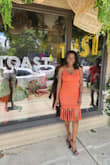 I love this dress! It fits well, kind of stretchy, but hugs your curves. - Shantakeia B.
