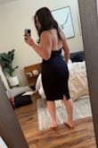 I love this dress and have had an eye on it now for some time. When I put it on it fit perfectly and so I removed the tags, the moment I removed the tags and finished zipping up the dress the zipper broke, which is a mega disappointment and unfortunately, I can't return it because I remove the tags. - Maddie L.