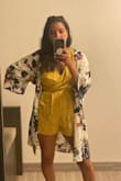 I wore this to my best friend's wedding! It was perfect. Very flattering, love the open back. The fit was tighter on me than other mediums but I wouldn't change a thing. It was great. - Val H.