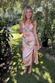 This dress was perfect! Loved the fit, color, and print. I was nervous that some of the reviews said the top had iffy coverage but I was able to wear a strapless bra and there were no issues! - Mallory S.