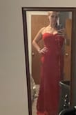 I bought this dress on sale over 4th of July weekend knowing there were no returns. I was a little nervous about how it would fit but was pleasantly surprised. The dress is gorgeous and fits perfect! - Lindsay W.