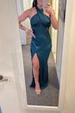 This dress is super flattering! I love the emerald green color, I can't wait to wear it to a formal wedding in October! I only wish they had built in cups - Kayla C.