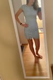 Little short but overall loved it and fit so well! Very flattering dress! Little tight as well so not a good dancing dress, etc. - Maci P.