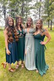 This dress was very flattering and secure. It held my chest in place through all the dancing. - Jessica H.
