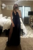 This dress is absolutely perfect. It is so comfy and fits great. It is a little big in the waist but I would not get a smaller size. The color is gorgeous as well. - Skyler B.