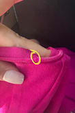 I love Lulus, this is not the first time a purchased clothes here, but this time I'm disappointed in what I received. I purchased this beautiful jumpsuit for my sister-in-law's wedding, I loved the color, and everything, The first time I tried it on I noticed that it was hard for me to close the zipper, it felt like something was getting stuck, and minutes later I was able to close it, I didn't realize that the zipper on the dress was damaged until 1 hour before the wedding, which I was putting on my dress to go to the ceremony and oh Jesus chaos began, pic 1, I realized that the zipper was damaged, the wedding was in Utah in the middle of nowhere, I did not have a plan b to dress because I would not imagine that this would happen, of course, I did not want to miss the wedding, especially the ceremony, but I didn't want to go in leggings either, trying to fix the dress I realize I'm lost, the zipper was now completely ruined, I missed the ceremony and the photos since it took me a little time to fix it - Milena