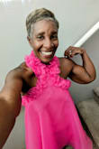 OMG, this pink dress was EVERYTHING. So much fun, very flattering, flirty, feminine, sexy, and Sunday brunch with mimosas appropriate! - Mia J.