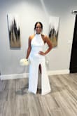 Was my wedding dress it's perfect, the open back is beautiful and it's perfect for a civil wedding. - Jhorgenicis U.