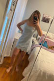 This dress was nothing like it was pictured. It was see through and thin material, and just not worth the $55. I am honestly very shocked and disappointed because I'm not used to Lulus clothing being this cheaply made. It even looked cheap, like I bought it off a random knock-off website. Would NOT recommend. 

However, Lulus took my return right away and credited my account, so they get 1 star for this item solely for their customer service. - Francesca G.