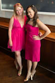 Bought this dress to wear to the Barbie movie and it was perfect. I'm a true medium and fit is true to size and comfortable. Tulle is light and flowy. Color is a perfect bright pink. Beware you can't really wear a bra with it unless you have something super plunging. Will absolutely wear again for a fun night out! - Sarah V.