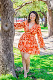 I wore this dress for my graduation photos and I loved it! Length is perfect and just the right amount of cleavage. - Coralys R.