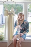 I eloped last minute and ordered this dress and it came right away. I loved it and it made for beautiful pictures. It was also so affordable. Thanks! - Mikayla C.