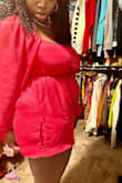 I love this site but almost everything I purchase ends up ripping the first time I wear it. This item literally did not snag on anything but I happened to look down and noticed a tear before my night was over. I would also suggest wearing pasties as opposed to a strapless bra because the bra will show at the back. - Jessica C.