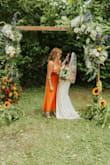 Could not have found a better dress for my wedding. I typically wear a large but ordered an XL for extra room plus my bigger bust size and it fit PERFECTLY! The quality/ material was far beyond my expectations. I would recommend this dress over and over again! - Haley C.