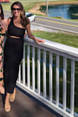 I love this dress! I wore it to a wedding and I got so many compliments. The one shoulder and cut out make it sexy but too revealing. Can't wait to wear it again! - Gabriela W.
