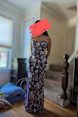 Bought this on final sale, and was thrilled! Fits like a glove and is very flattering! Length was perfect with a short heel. Added a gold necklace and was all set! - Angela W.
