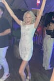 I love this dress, it fit me perfectly. I wore it out for my bachelorette party, the perfect mix of classy and going out vibe while still feeling like the bride. I can't wait to wear it again! - Bailey C.