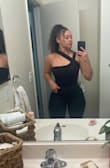 This bodysuit is super comfy and also super cute! I've been looking for tops with different necklines to spice up my outfits since I always seem to wear black. The bodysuit is also the thong style which works out a lot better for me! - Kelsey E.
