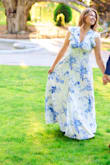 Wore this dress for engagement pictures and loved it!! I did have to pin the boobs to minimize cleavage as it was a bit large. - Erina T.
