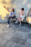 These were my reception shoes! The platform was super comfortable. I danced all night and felt secure, tall, and sexy. My legs looked awesome and powerful. - Emily P.