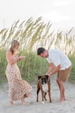 I got this dress for vacation, and was going to wear it for what I thought was going to be family photos but ended up being a surprise engagement. I love the color it's perfect for the summer and even the fall. 10/10 dress highly recommend for any special event. - Claire N.