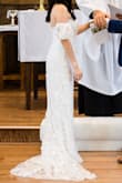 This dress is gorgeous. Very flattering. I ordered 3 dresses from Lulus for my wedding and this was the winner. Highly recommend! - PRISCILLA F.