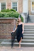 I was looking for a dress that was professional but flattering for my grad school graduation, and this dress was absolutely perfect! Form fitting and flattering. I got so many compliments! - Lauren