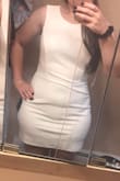 I absolutely love this dress but sadly has to rerun it twice. The first order was a large and way too tight on my hips. The second was an XL and it was baggy on the waist and STILL TIGHT ON MY HIPS. - Deanna W.