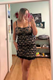 This dress is gorgeous. So flattering I love that the straps are adjustable. I whole-heartedly recommend. - Abby A.