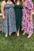 I'm always hesitant to order dresses online, but I needed a dress for a wedding and didn't have time to go out and shop. This dress fit PERFECTLY and I loved how it looked when wearing it. I want it in every color now! - Cayla S.