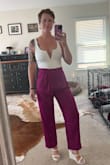 These pants are amazing! They are really lightweight and comfortable and the color was perfect. I'm wearing them to one of my engagement parties and I can't wait! - Brooklyn H.