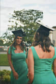 The fit was great. I loved this for my graduation. - Alice B.