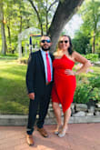 I am awaiting my next occasion to but this dress in another color to wear it again! It fits just perfectly! - Dominga M.