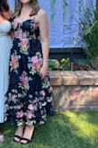 The dress is comfortable & flattering. I received several compliments! :) - Mary J.