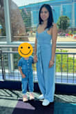 I absolutely love this denim jumpsuit! The fabric was extremely light and fashionable. I got so many compliments. It is exactly like the picture! Everyone should have this piece in their closet. - Jesi C.