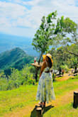 This dress was super beautiful and very elegant. 
It runs a little large at the back because of its gusters. I brought this to Bali for my girl's trip, and we snapped many beautiful pics. - Durgadevi M.