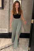These fit a bit snug in the waist and they are pretty long on me but with heels they were perfect. - Katherine