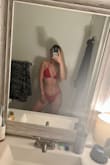 Im always hesitant on swim wear online but took a chance on the top and bottom and love both. I got a Small for the top and Medium for the bottom. I have big hips so I try to avoid "muffin top" these allow me to pull up over with coverage to my bottom. - Sherera B.