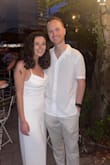 I received so many compliments on this jumpsuit for my wedding welcome drinks. It was comfortable and so flattering! I did have to get it tailored since I am 5 4'', but so worth it. - Sarah C.